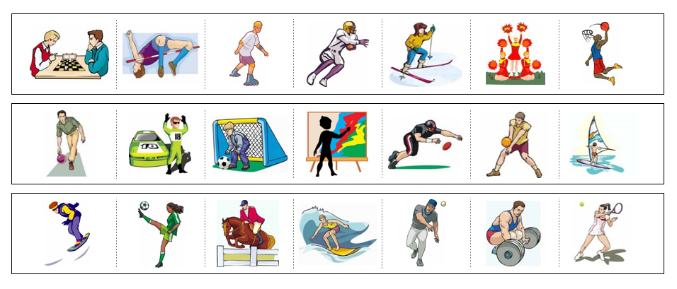 Sports & Leisure Cutting Work - Montessori Print Shop Digital Download preschool cutting practice
