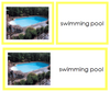 Swimming Words & Picture Cards