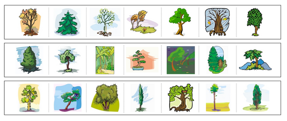 Trees Cutting Work - Preschool Activity - Montessori Print Shop Digital Download