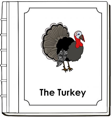 Parts of a Turkey Nomenclature Book - Montessori Print Shop Digital Download