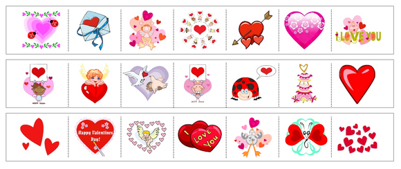 Valentine's Day Cutting Work - Preschool Activity by Montessori Print Shop