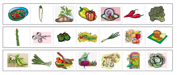 Vegetables Cutting Work - Preschool Activity by Montessori Print Shop