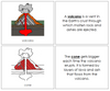 Parts of a Volcano Nomenclature Book (red) - Montessori Print Shop