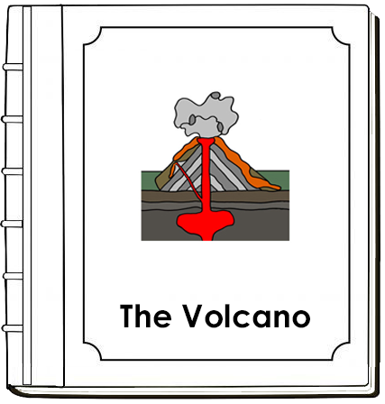 Parts of a Volcano Nomenclature Book - Montessori Print Shop Digital Download