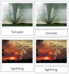 Types of Weather Nomenclature 3-Part Cards - Montessori Print Shop