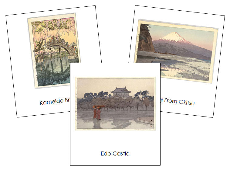 Hiroshi Yoshida Art Cards - Montessori Print Shop