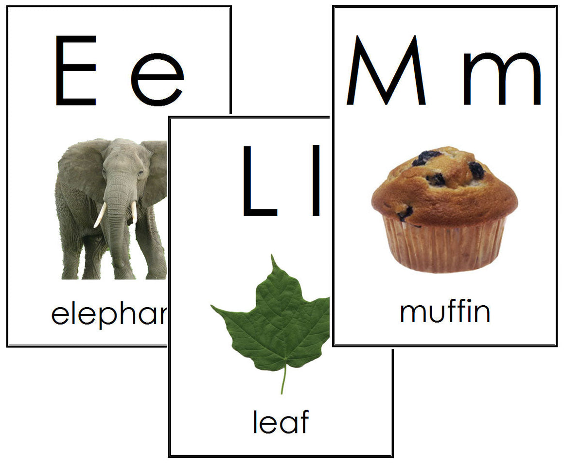 Phonetic Alphabet Cards - Montessori Print Shop
