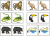 animal match-up & memory game - Montessori Print Shop