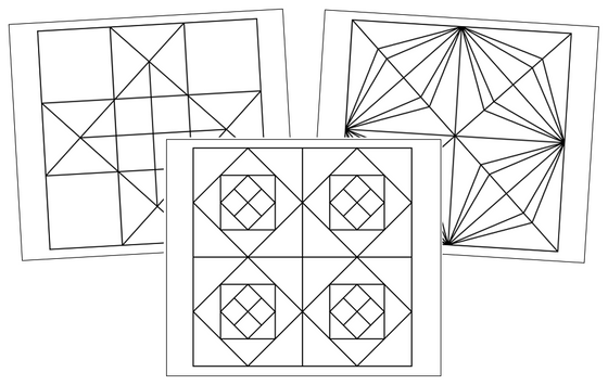 Geometric Art Coloring Patterns (Set 1) - Montessori Print Shop