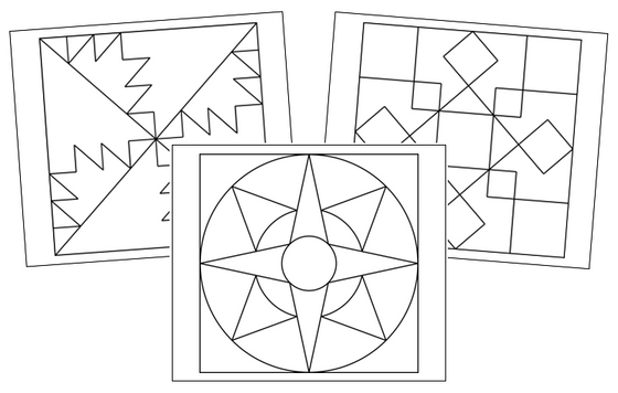 Geometric Art Patterns (Set 3) - Montessori Print Shop