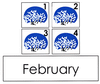 February Calendar Tags