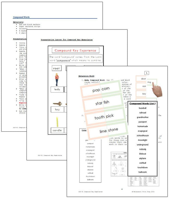 Elementary Key Experiences Bundle - elementary montessori language cards
