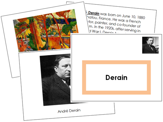 Andre Derain Art Book - montessori art materials