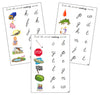 Step 2: Ending Sound Choice Cards - CURSIVE - Montessori Print Shop phonics lesson