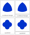 Geometric Shapes 3-Part Cards - Montessori Print Shop Geometry