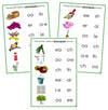 Green Phonogram Sound Choice Cards Set 1 - Montessori language cards - Montessori Print Shop