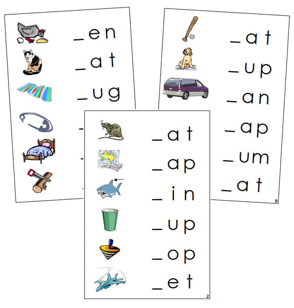 Step 1: Initial Sound Cards - Montessori language cards - Montessori Print Shop