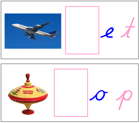 phonetic sound cards - Montessori moveable alphabet