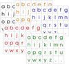 Alphabet Letters (print) Set 1 - Montessori Moveable Alphabet