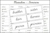 Masculine & Feminine Cards (cursive) - Montessori Print Shop Grammar Lesson