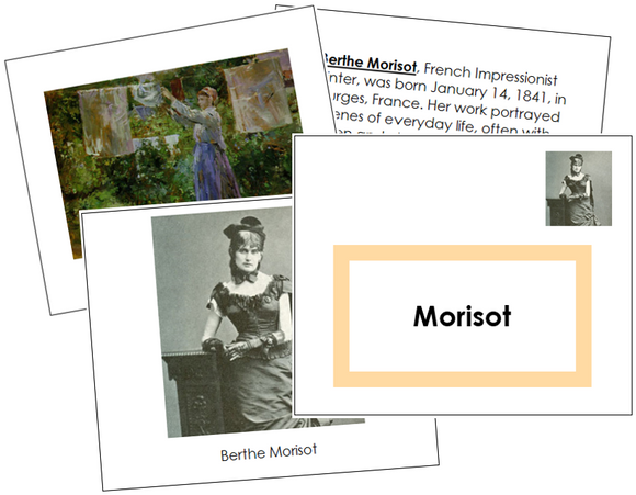 Berthe Morisot Art Book - montessori art materials