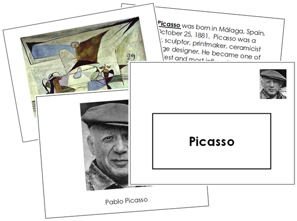 Pablo Picasso Art Book - montessori art materials