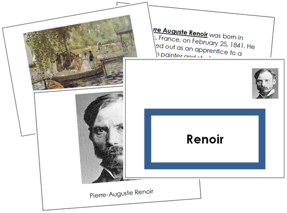 Pierre-Auguste Renoir Art Book (border)