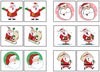 Santa Match-Up & Memory Game - Montessori Print Shop