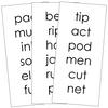 Step 1: Phonetic Word Lists - Montessori language cards
