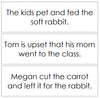 Step 2: Sentence Cards Set 3 - Montessori Print Shop language cards