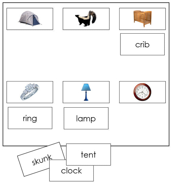 Step 2: Sheets & Labels - Montessori Print Shop phonetic language materials