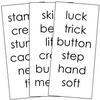 Step 2: Phonetic Word Lists - Montessori language cards