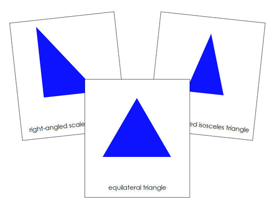 Triangles (Simple Concepts) - Montessori Print Shop geometry cards