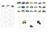 Vehicles Cutting Work - Preschool Activity by Montessori Print Shop