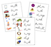Step 2: Vowel Sound Cards - CURSIVE - Montessori Print Shop phonics lesson
