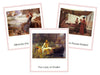 John William Waterhouse Art Cards (borders) - montessori art materials