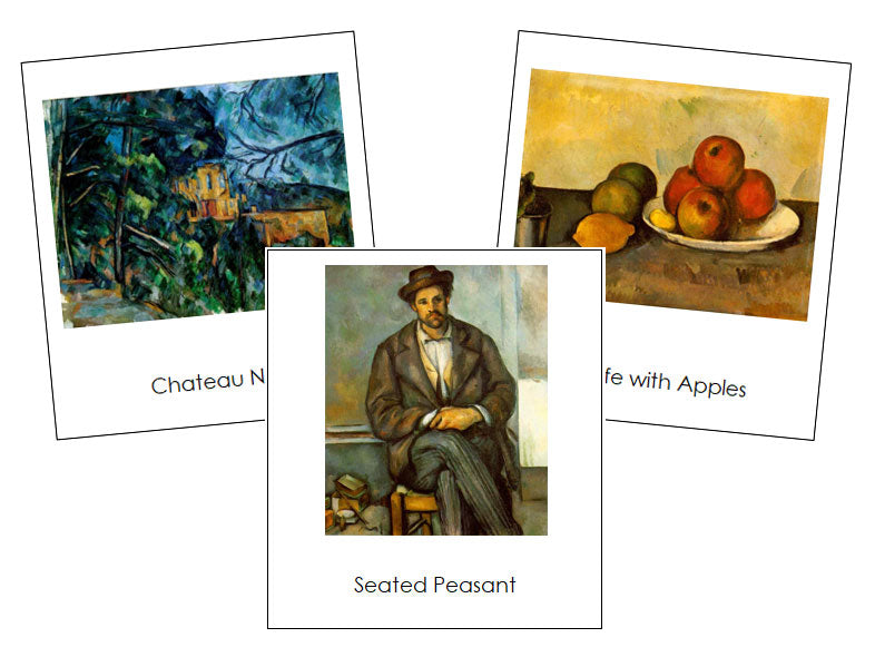 Paul Cézanne Art Cards - Montessori Print Shop