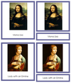Leonardo Da Vinci Art Cards (borders) - Montessori Print Shop
