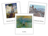 Claude Monet Art Cards - montessori art materials