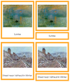 Claude Monet Art Cards (borders) - Montessori Print Shop