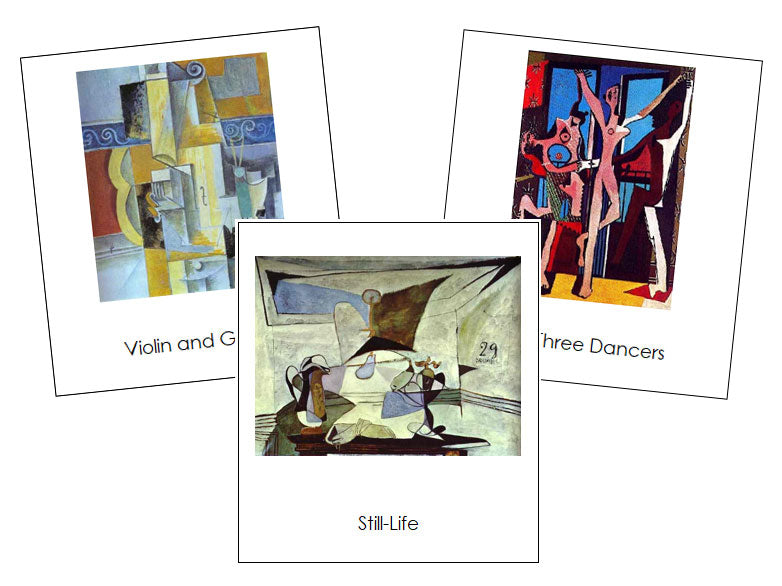Pablo Picasso Art Cards - montessori art materials