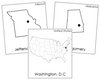 United States Capital Cities 3-part cards - Montessori Print Shop