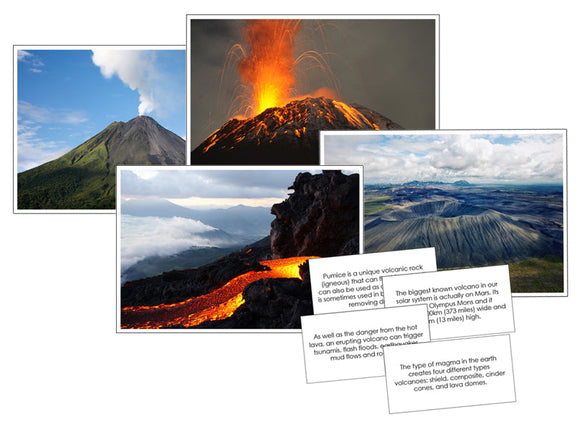 Volcano Pictures & Fast Facts - Montessori Print Shop